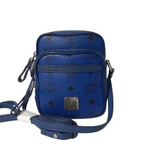 Authentic Mini MCM Royal Blue  Crossbody Bag